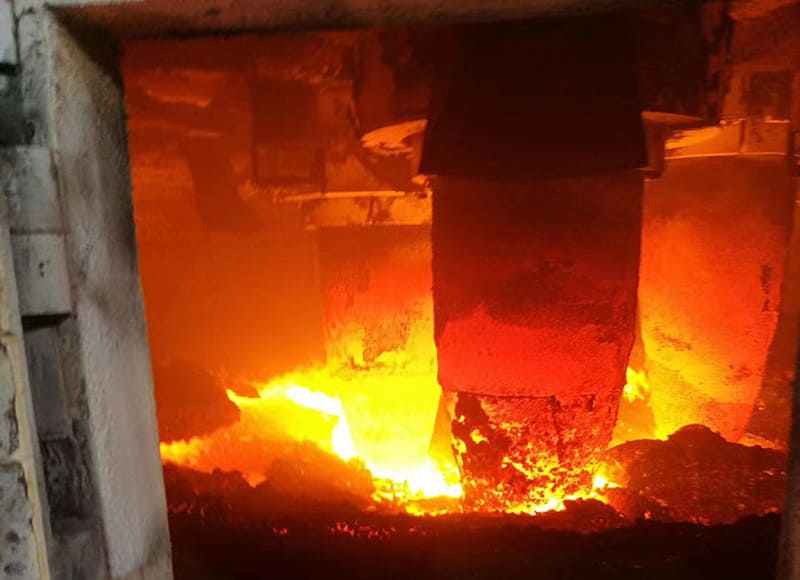 Submerged arc furnace ferroalloy production