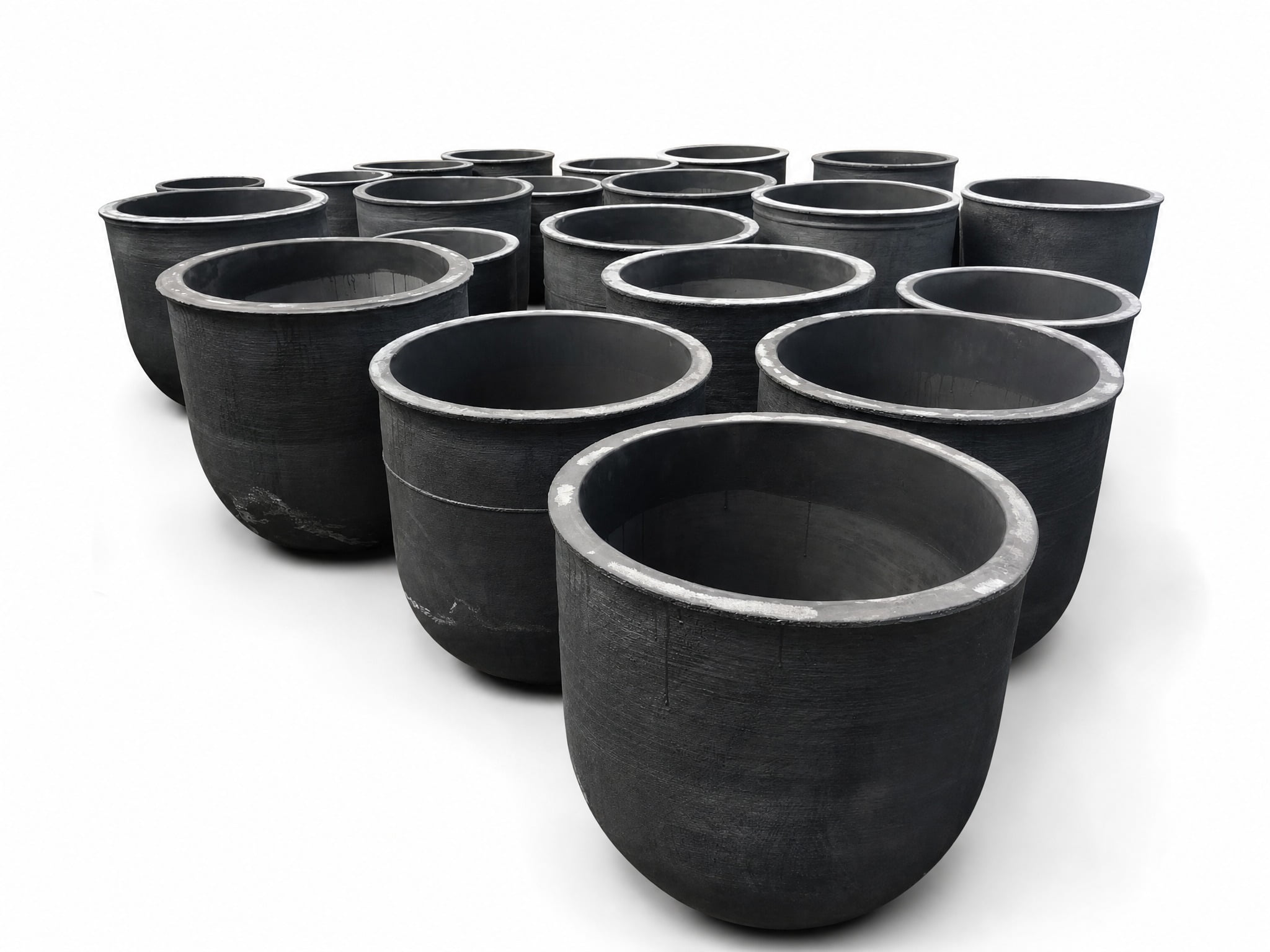 Silicon carbide graphite crucible